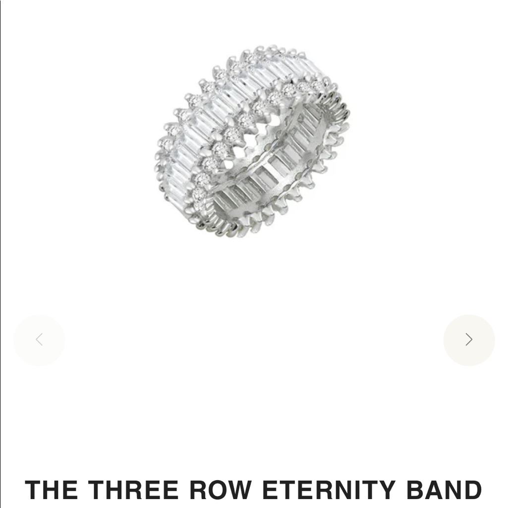 The M Jewelers The Three Row Eternity Band